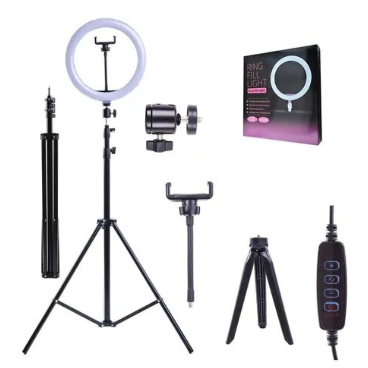 Aro de Luz LED 45 cm Trípode 2.1 M
